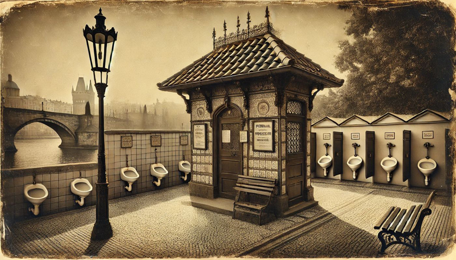 Fotogalerie luxusní toalety Petřínské trůny vila Praha villa prag