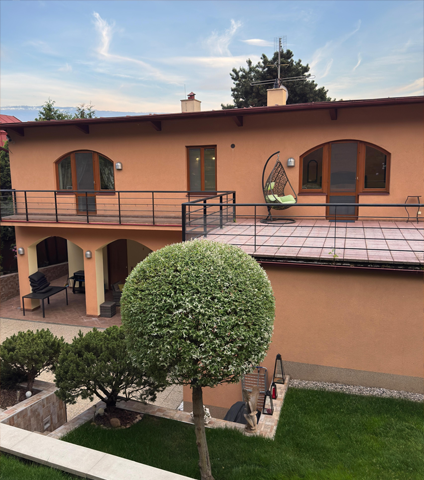 Vila zahrada terasy Vyšehrad Praha Braník